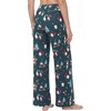 image:imageWiWi Pajama Pants for Women Bamboo Viscose Super Soft Bottoms Plus Size Cooling Wide Leg Casual Lounge Yoga Sweatpants S4XAchristmas Elk on Green