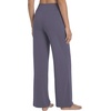image:imageWiWi Pajama Pants for Women Bamboo Viscose Super Soft Bottoms Plus Size Cooling Wide Leg Casual Lounge Yoga Sweatpants S4XAdark Grey