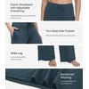 image:imageWiWi Pajama Pants for Women Bamboo Viscose Super Soft Bottoms Plus Size Cooling Wide Leg Casual Lounge Yoga Sweatpants S4XAdeep Teal