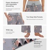 image:imageWiWi Pajama Pants for Women Bamboo Viscose Super Soft Bottoms Plus Size Cooling Wide Leg Casual Lounge Yoga Sweatpants S4XAlight GreyFloral
