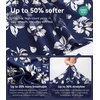 image:imageWiWi Pajama Pants for Women Bamboo Viscose Super Soft Bottoms Plus Size Cooling Wide Leg Casual Lounge Yoga Sweatpants S4XAnavy Floral