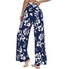 image:imageWiWi Pajama Pants for Women Bamboo Viscose Super Soft Bottoms Plus Size Cooling Wide Leg Casual Lounge Yoga Sweatpants S4XAnavy Floral