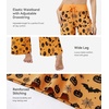 image:imageWiWi Pajama Pants for Women Bamboo Viscose Super Soft Bottoms Plus Size Cooling Wide Leg Casual Lounge Yoga Sweatpants S4XApumpkin Spider on Orange