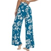 image:imageWiWi Pajama Pants for Women Bamboo Viscose Super Soft Bottoms Plus Size Cooling Wide Leg Casual Lounge Yoga Sweatpants S4XAteal Blue Floral