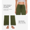image:imageWiWi Pajama Pants for Women Bamboo Viscose Super Soft Bottoms Plus Size Cooling Wide Leg Casual Lounge Yoga Sweatpants S4XBarmy Green