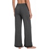 image:imageWiWi Pajama Pants for Women Bamboo Viscose Super Soft Bottoms Plus Size Cooling Wide Leg Casual Lounge Yoga Sweatpants S4XBcharcoal Heather