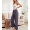 image:imageWiWi Pajama Pants for Women Bamboo Viscose Super Soft Bottoms Plus Size Cooling Wide Leg Casual Lounge Yoga Sweatpants S4XBdark Grey