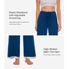 image:imageWiWi Pajama Pants for Women Bamboo Viscose Super Soft Bottoms Plus Size Cooling Wide Leg Casual Lounge Yoga Sweatpants S4XBink Blue