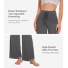 image:imageWiWi Pajama Pants for Women Bamboo Viscose Super Soft Bottoms Plus Size Cooling Wide Leg Casual Lounge Yoga Sweatpants S4XBiron Grey
