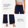 image:imageWiWi Pajama Pants for Women Bamboo Viscose Super Soft Bottoms Plus Size Cooling Wide Leg Casual Lounge Yoga Sweatpants S4XBnavy
