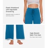 image:imageWiWi Pajama Pants for Women Bamboo Viscose Super Soft Bottoms Plus Size Cooling Wide Leg Casual Lounge Yoga Sweatpants S4XBteal Blue