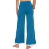 image:imageWiWi Pajama Pants for Women Bamboo Viscose Super Soft Bottoms Plus Size Cooling Wide Leg Casual Lounge Yoga Sweatpants S4XBteal Blue
