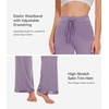 image:imageWiWi Pajama Pants for Women Bamboo Viscose Super Soft Bottoms Plus Size Cooling Wide Leg Casual Lounge Yoga Sweatpants S4XBviolet