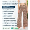 image:imageWiWi Pajama Pants for Women Bamboo Viscose Super Soft Bottoms Plus Size Cooling Wide Leg Casual Lounge Yoga Sweatpants S4XCleopard