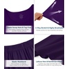 image:imageWiWi Pajamas for Women Super Soft Pajama Sets Cooling Short Sleeve Top Capri Pants Viscose from Bamboo Sleepwear Pjs S4XAdark Purple