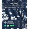 image:imageWiWi Pajamas for Women Super Soft Pajama Sets Cooling Short Sleeve Top Capri Pants Viscose from Bamboo Sleepwear Pjs S4XAink Blue Floral