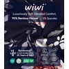 image:imageWiWi Pajamas for Women Super Soft Pajama Sets Cooling Short Sleeve Top Capri Pants Viscose from Bamboo Sleepwear Pjs S4XAnavyPeony