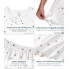 image:imageWiWi Pajamas for Women Super Soft Pajama Sets Cooling Short Sleeve Top Capri Pants Viscose from Bamboo Sleepwear Pjs S4XAwhite Stars
