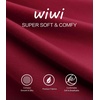 image:imageWiWi Pajamas for Women Super Soft Pajama Sets Cooling Short Sleeve Top Capri Pants Viscose from Bamboo Sleepwear Pjs S4XAwine Red