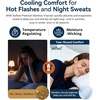 image:imageWiWi Pajamas for Women Super Soft Pajama Sets Cooling Short Sleeve Top Capri Pants Viscose from Bamboo Sleepwear Pjs S4XCdark Heather Grey