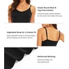 image:imageWiWi Slip Dress for Women Sleeveless Nightgowns Sexy Chemise Nightgown Full Slips Babydoll Viscose from Bamboo SXXLAblack