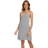 image:imageWiWi Slip Dress for Women Sleeveless Nightgowns Sexy Chemise Nightgown Full Slips Babydoll Viscose from Bamboo SXXLAheather Grey