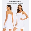 image:imageWiWi Slip Dress for Women Sleeveless Nightgowns Sexy Chemise Nightgown Full Slips Babydoll Viscose from Bamboo SXXLApure White