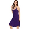 image:imageWiWi Slip Dress for Women Sleeveless Nightgowns Sexy Chemise Nightgown Full Slips Babydoll Viscose from Bamboo SXXLBdark Purple