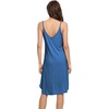 image:imageWiWi Slip Dress for Women Sleeveless Nightgowns Sexy Chemise Nightgown Full Slips Babydoll Viscose from Bamboo SXXLBprussian Blue