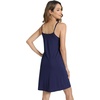 image:imageWiWi Slip Dress for Women Sleeveless Nightgowns Sexy Chemise Nightgown Full Slips Babydoll Viscose from Bamboo SXXLDnavy