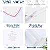 image:imageWiWi Slip Dress for Women Sleeveless Nightgowns Sexy Chemise Nightgown Full Slips Babydoll Viscose from Bamboo SXXLDpure White