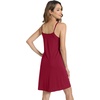 image:imageWiWi Slip Dress for Women Sleeveless Nightgowns Sexy Chemise Nightgown Full Slips Babydoll Viscose from Bamboo SXXLDwine