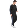 image:imageWiWi Super Soft Cooling Mens Tracksuit Set Breathable 2 Piece Jogger Outfit Modal Cotton Pullover Jogging Sweatsuits SXXLAblack