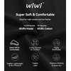 image:imageWiWi Super Soft Cooling Mens Tracksuit Set Breathable 2 Piece Jogger Outfit Modal Cotton Pullover Jogging Sweatsuits SXXLAblack