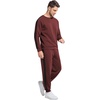 image:imageWiWi Super Soft Cooling Mens Tracksuit Set Breathable 2 Piece Jogger Outfit Modal Cotton Pullover Jogging Sweatsuits SXXLAchocolate Plum