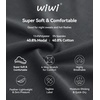 image:imageWiWi Super Soft Cooling Mens Tracksuit Set Breathable 2 Piece Jogger Outfit Modal Cotton Pullover Jogging Sweatsuits SXXLAdeep Grey