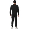 image:imageWiWi Super Soft Cooling Mens Tracksuit Set Breathable 2 Piece Jogger Outfit Modal Cotton Pullover Jogging Sweatsuits SXXLBblack
