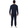 image:imageWiWi Super Soft Cooling Mens Tracksuit Set Breathable 2 Piece Jogger Outfit Modal Cotton Pullover Jogging Sweatsuits SXXLBdark Navy