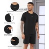 image:imageWiWi Super Soft Cooling Mens Tracksuit Set Breathable 2 Piece Jogger Outfit Modal Cotton Pullover Jogging Sweatsuits SXXLCblack