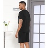 image:imageWiWi Super Soft Cooling Mens Tracksuit Set Breathable 2 Piece Jogger Outfit Modal Cotton Pullover Jogging Sweatsuits SXXLCblack