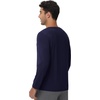 image:imageWiWi Viscose from Bamboo Mens Long Sleeve TShirt Crew Neck Lightweight Cooling Running Hiking SXXLNavy