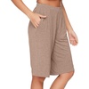 image:imageWiWi Viscose from Bamboo Soft Sleep Shorts for Women Pajama Bottoms Lounge Plus Size Lightweight Short Pants S3XCamel