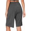 image:imageWiWi Viscose from Bamboo Soft Sleep Shorts for Women Pajama Bottoms Lounge Plus Size Lightweight Short Pants S3XCharcoal Heather