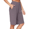 image:imageWiWi Viscose from Bamboo Soft Sleep Shorts for Women Pajama Bottoms Lounge Plus Size Lightweight Short Pants S3XMisty Grey