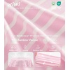 image:imageWiWi Viscose from Bamboo Soft Sleep Shorts for Women Pajama Bottoms Lounge Plus Size Lightweight Short Pants S3XPink White Stripe