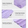 image:imageWiWi Viscose from Bamboo Soft Sleep Shorts for Women Pajama Bottoms Lounge Plus Size Lightweight Short Pants S3XTaro Purple