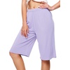 image:imageWiWi Viscose from Bamboo Soft Sleep Shorts for Women Pajama Bottoms Lounge Plus Size Lightweight Short Pants S3XTaro Purple