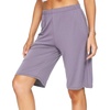 image:imageWiWi Viscose from Bamboo Soft Sleep Shorts for Women Pajama Bottoms Lounge Plus Size Lightweight Short Pants S3XViolet