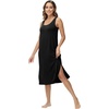 image:imageWiWi Viscose from Bamboo Tank Nightgown for Women Super Soft Summer Sleeveless Cooling Sleep Shirts SXXLAblack