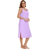 image:imageWiWi Viscose from Bamboo Tank Nightgown for Women Super Soft Summer Sleeveless Cooling Sleep Shirts SXXLAlight Purple